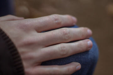 Fototapeta premium cold hands