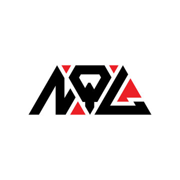 NQL triangle letter logo design with triangle shape. NQL triangle logo design monogram. NQL triangle vector logo template with red color. NQL triangular logo Simple, Elegant, and Luxurious Logo...