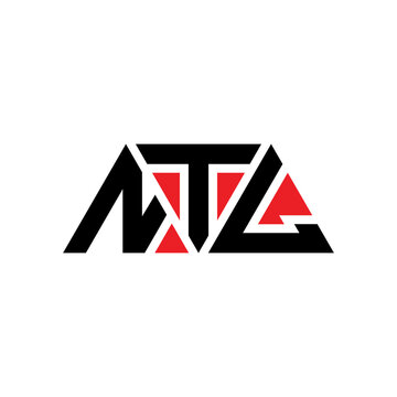 NTL triangle letter logo design with triangle shape. NTL triangle logo design monogram. NTL triangle vector logo template with red color. NTL triangular logo Simple, Elegant, and Luxurious Logo...