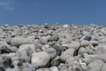 Mineralien Steine am Strand als Hintergrund