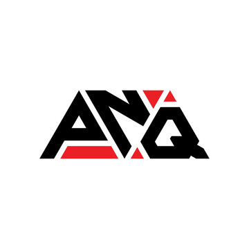 PNQ triangle letter logo design with triangle shape. PNQ triangle logo design monogram. PNQ triangle vector logo template with red color. PNQ triangular logo Simple, Elegant, and Luxurious Logo...