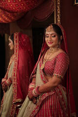 woman in traditional indian costume