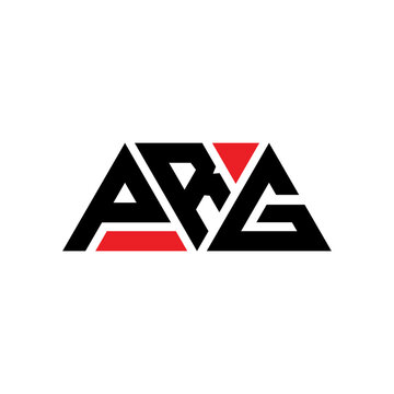 PRG triangle letter logo design with triangle shape. PRG triangle logo design monogram. PRG triangle vector logo template with red color. PRG triangular logo Simple, Elegant, and Luxurious Logo...