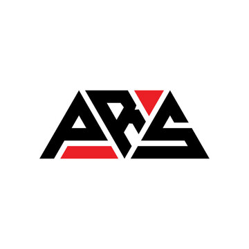PRS triangle letter logo design with triangle shape. PRS triangle logo design monogram. PRS triangle vector logo template with red color. PRS triangular logo Simple, Elegant, and Luxurious Logo...