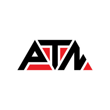 PTN triangle letter logo design with triangle shape. PTN triangle logo design monogram. PTN triangle vector logo template with red color. PTN triangular logo Simple, Elegant, and Luxurious Logo...