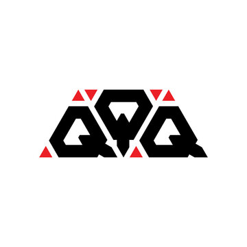 QQQ triangle letter logo design with triangle shape. QQQ triangle logo design monogram. QQQ triangle vector logo template with red color. QQQ triangular logo Simple, Elegant, and Luxurious Logo...