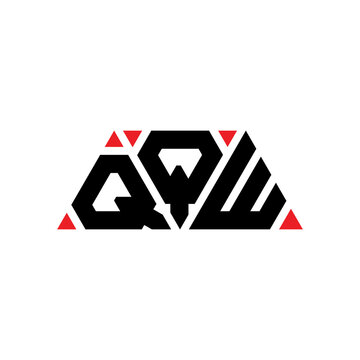 QQW triangle letter logo design with triangle shape. QQW triangle logo design monogram. QQW triangle vector logo template with red color. QQW triangular logo Simple, Elegant, and Luxurious Logo...
