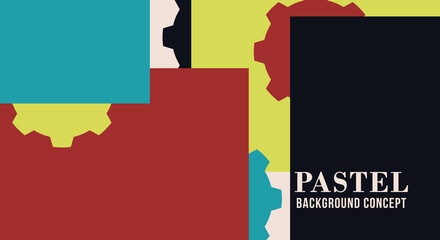 abstract colorful background with space, Pastel color template design, banner, marketing, layout.