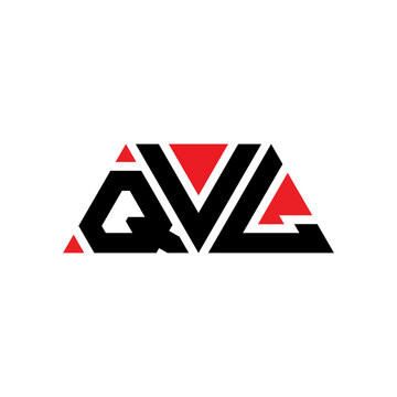 QVL triangle letter logo design with triangle shape. QVL triangle logo design monogram. QVL triangle vector logo template with red color. QVL triangular logo Simple, Elegant, and Luxurious Logo...