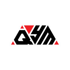 QYM triangle letter logo design with triangle shape. QYM triangle logo design monogram. QYM triangle vector logo template with red color. QYM triangular logo Simple, Elegant, and Luxurious Logo...