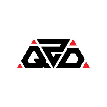 QZD triangle letter logo design with triangle shape. QZD triangle logo design monogram. QZD triangle vector logo template with red color. QZD triangular logo Simple, Elegant, and Luxurious Logo...