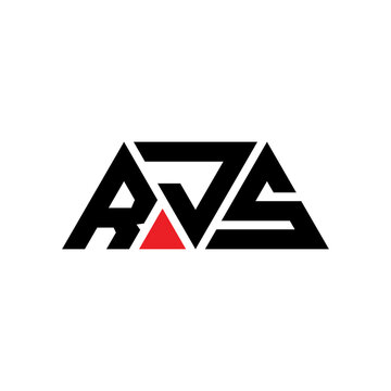 RJS triangle letter logo design with triangle shape. RJS triangle logo design monogram. RJS triangle vector logo template with red color. RJS triangular logo Simple, Elegant, and Luxurious Logo...