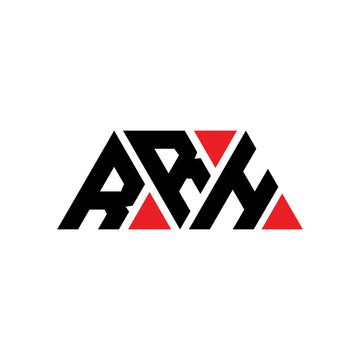 RRH triangle letter logo design with triangle shape. RRH triangle logo design monogram. RRH triangle vector logo template with red color. RRH triangular logo Simple, Elegant, and Luxurious Logo...