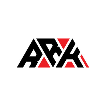 RRK triangle letter logo design with triangle shape. RRK triangle logo design monogram. RRK triangle vector logo template with red color. RRK triangular logo Simple, Elegant, and Luxurious Logo...