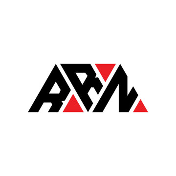 RRN triangle letter logo design with triangle shape. RRN triangle logo design monogram. RRN triangle vector logo template with red color. RRN triangular logo Simple, Elegant, and Luxurious Logo...