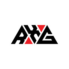 RXG triangle letter logo design with triangle shape. RXG triangle logo design monogram. RXG triangle vector logo template with red color. RXG triangular logo Simple, Elegant, and Luxurious Logo...