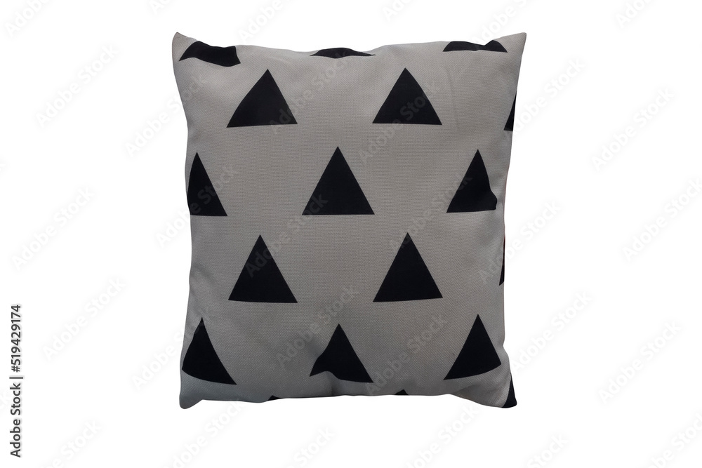 Wall mural Decorative pillow with geometric pattern