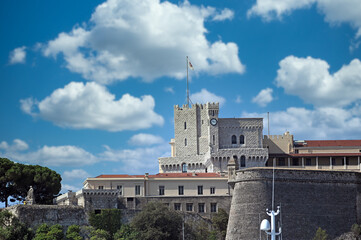 Prince's Palace of Monaco cityscape