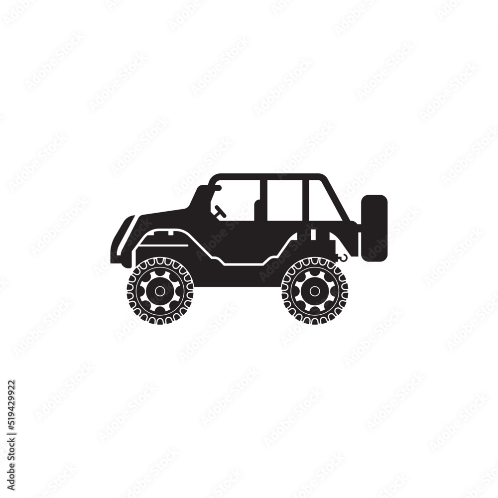 Poster Off-road vehicle icon