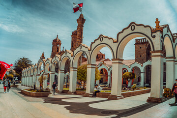 Fototapeta premium Potosi Bolivia, centro de Potosi en un día soleado