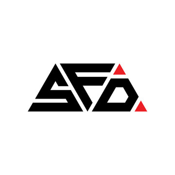 SFD triangle letter logo design with triangle shape. SFD triangle logo design monogram. SFD triangle vector logo template with red color. SFD triangular logo Simple, Elegant, and Luxurious Logo...