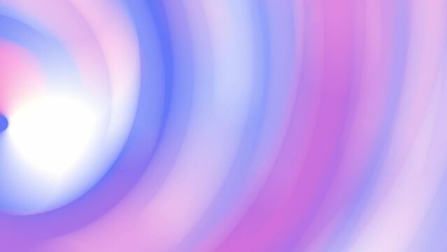 Semicircle soft rays. Light beige pink blue lilac gradient background. Smooth seamless animation. Blurred texture pastel banner and presentation template. Motion graphics layout. Tender is morning