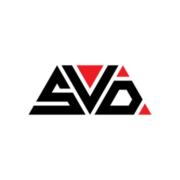 SVD triangle letter logo design with triangle shape. SVD triangle logo design monogram. SVD triangle vector logo template with red color. SVD triangular logo Simple, Elegant, and Luxurious Logo...