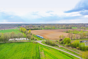Naklejka premium landscape with road