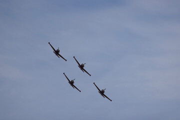 planes in formation