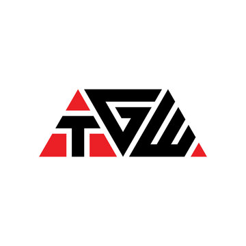 TGW triangle letter logo design with triangle shape. TGW triangle logo design monogram. TGW triangle vector logo template with red color. TGW triangular logo Simple, Elegant, and Luxurious Logo...