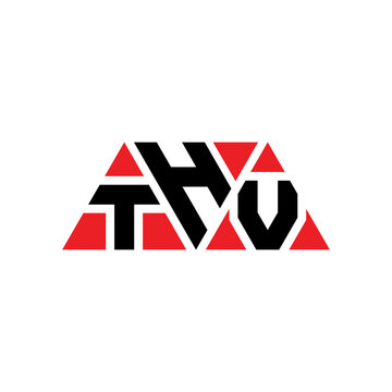 THV triangle letter logo design with triangle shape. THV triangle logo design monogram. THV triangle vector logo template with red color. THV triangular logo Simple, Elegant, and Luxurious Logo...