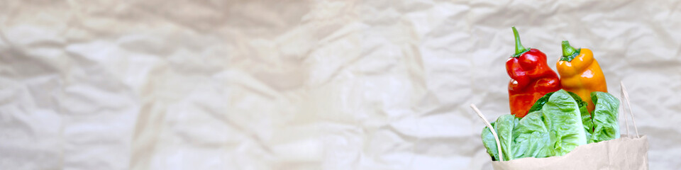 Universal Linkedin banner with vegetables for people of any profession