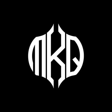 MKQ letter logo. MKQ best black background vector image. MKQ Monogram logo design for entrepreneur and business.
