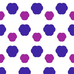 Seamless pattern with abstract berries 