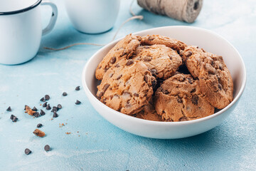 Pile of homemade cookies
