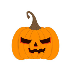 Scary Halloween Pumpkin, Halloween gourd with eyes