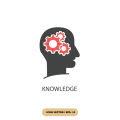 knowledge icons  symbol vector elements for infographic web