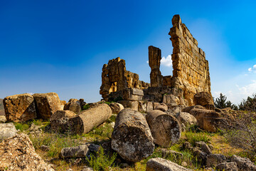 Lebanon. Majdel Anjar, Roman temple probably from the first century AD