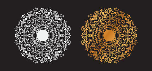 Ornamental Geometric luxury mandala pattern vector design 