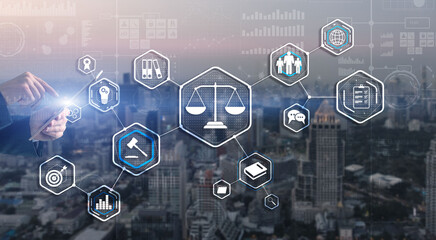 Labor Law Lawyer Legal Business Technologies Concept