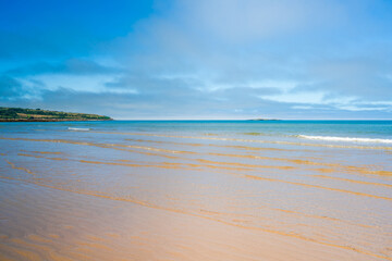 Traeth Lligwy beach on the isle of Anglesey, Wales