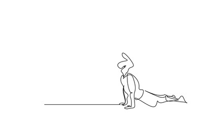 an athlete fit man doing sports and stretching