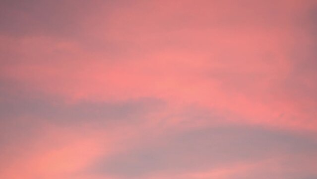 Sunset in background for titles and credits