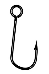 Fishing hook illustration