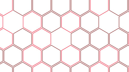 abstract background hexagons pattern design. Vector banner design with hexagons abstract background. hexagon concept design abstract technology background