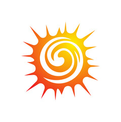 Heat Temperature Wave Symbol Logo Icon