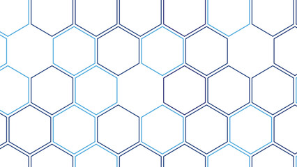 abstract background hexagons pattern design. Vector banner design with hexagons abstract background