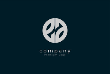 Initial EA monogram Logo, stylish letter E and A logo design, vector illustration - obrazy, fototapety, plakaty