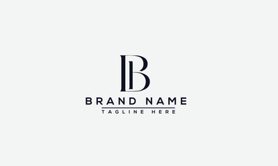 Logo design letter BB . Elegant modern. Vector template. - obrazy, fototapety, plakaty
