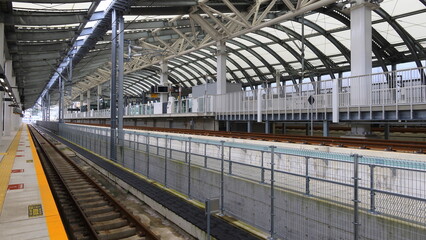 Naklejka premium 長崎駅プラットホーム2